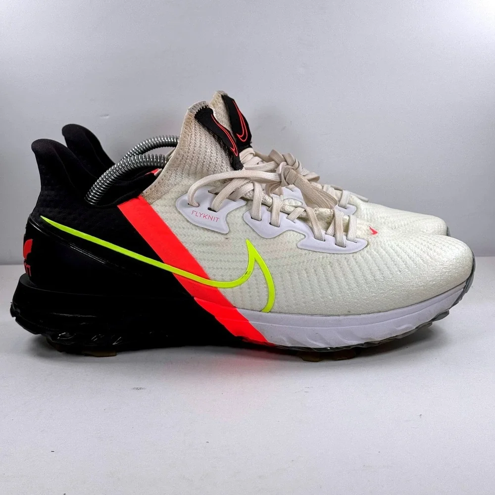 Nike Air Zoom Infinity Tour Golf Shoes Sail White Black CT0540-103 Mens 10